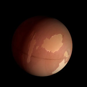 The artist's impression of Kepler-90 c artist's rendition
