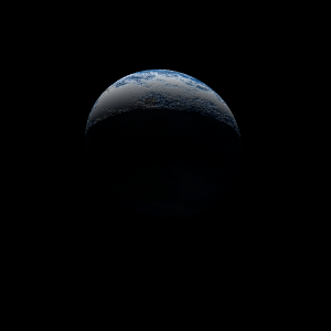 The artist's impression of Kepler-90 d artist's rendition