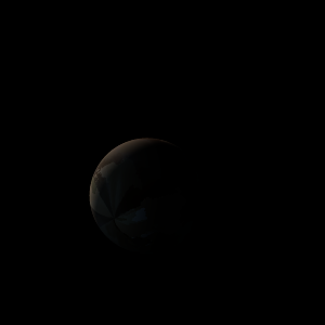 The artist's impression of Kepler-913 b artist's rendition