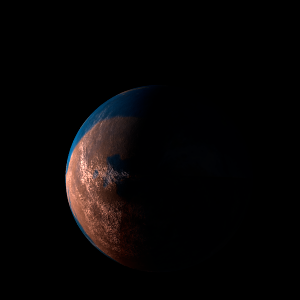 The artist's impression of Kepler-914 b artist's rendition