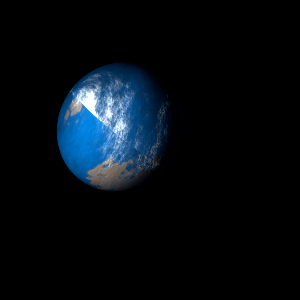 The artist's impression of Kepler-917 b artist's rendition