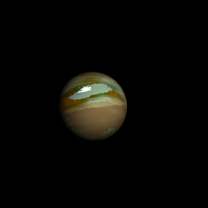 The artist's impression of Kepler-921 b artist's rendition