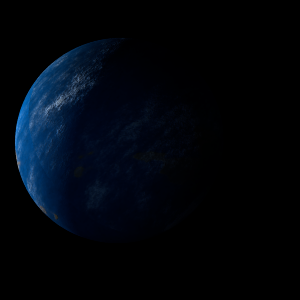 The artist's impression of Kepler-931 Ab artist's rendition
