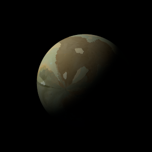 The artist's impression of Kepler-942 b artist's rendition