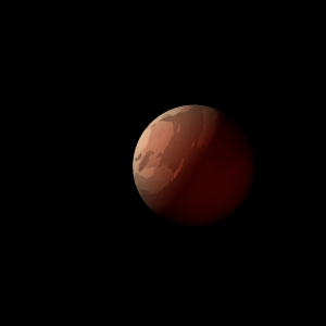 The artist's impression of Kepler-947 b artist's rendition