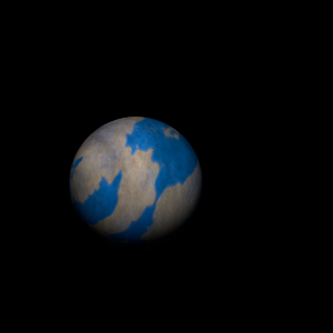 The artist's impression of Kepler-953 Ab artist's rendition