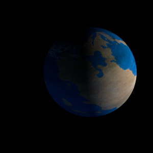 The artist's impression of Kepler-955 b artist's rendition