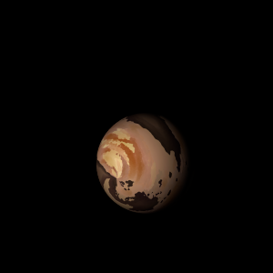 The artist's impression of Kepler-961 b artist's rendition