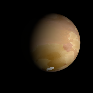 The artist's impression of Kepler-967 b artist's rendition