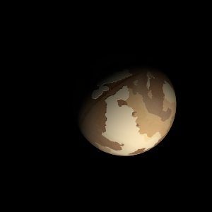 The artist's impression of Kepler-970 Bb artist's rendition