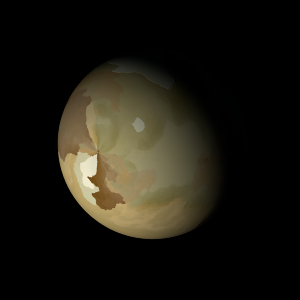 The artist's impression of Kepler-971 Ab artist's rendition