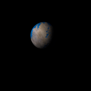 The artist's impression of Kepler-97 Ab artist's rendition