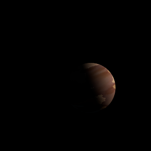 The artist's impression of Kepler-981 b artist's rendition