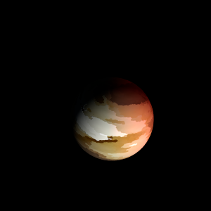The artist's impression of Kepler-988 b artist's rendition