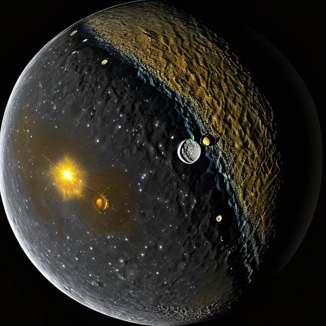 The artist's impression of Kepler-994 b artist's rendition