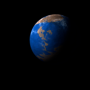 The artist's impression of KIC 11152511 b artist's rendition