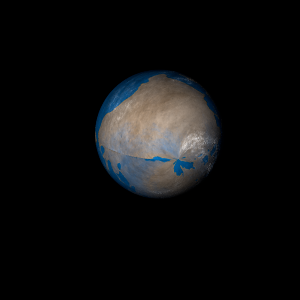 The artist's impression of KIC 3526061 b artist's rendition
