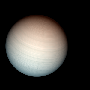 The artist's impression of KMT-2016-BLG-2364 b artist's rendition