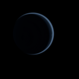 The artist's impression of KMT-2017-BLG-1038 b artist's rendition