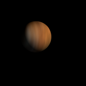 The artist's impression of KMT-2018-BLG-0885 b artist's rendition