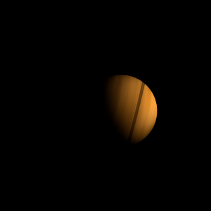 The artist's impression of KMT-2018-BLG-2119 b artist's rendition