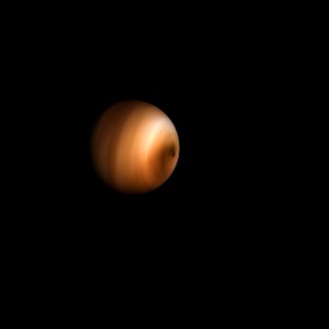The artist's impression of KMT-2019-BLG-0297 b artist's rendition