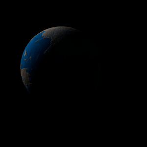 The artist's impression of KMT-2019-BLG-1367 b artist's rendition