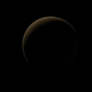 The artist's impression of KMT-2021-BLG-1372 b artist's rendition