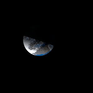 The artist's impression of KMT-2021-BLG-1391 b artist's rendition