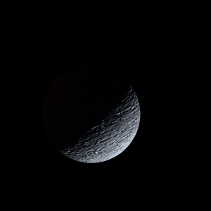 The artist's impression of KMT-2021-BLG-1898 b artist's rendition