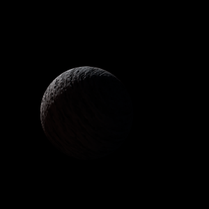 The artist's impression of KMT-2021-BLG-2010 b artist's rendition