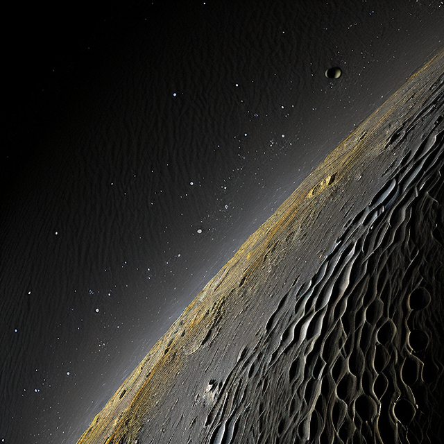 The artist's impression of KMT-2022-BLG-0440L b artist's rendition