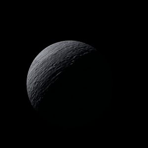 The artist's impression of KMT-2023-BLG-0548 b artist's rendition