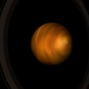 The artist's impression of KMT-2024-BLG-0404L c artist's rendition