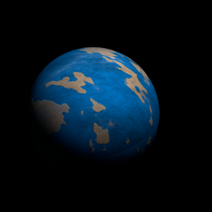 The artist's impression of L 363-38 b artist's rendition