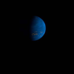 The artist's impression of L 98-59 d artist's rendition