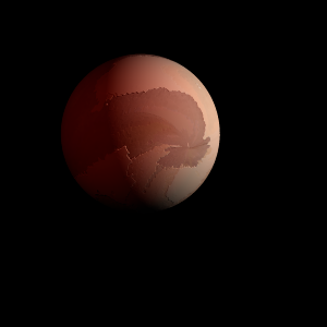 The artist's impression of LHS 1478 b artist's rendition