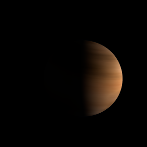 The artist's impression of LHS 1610 b artist's rendition