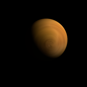 The artist's impression of LP 17-276 b artist's rendition