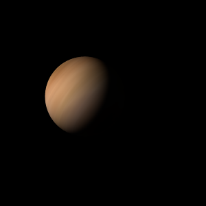 The artist's impression of LSPM J0055+5948 b artist's rendition