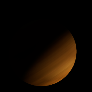 The artist's impression of LSPM J1259+1001 b artist's rendition