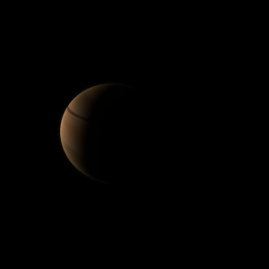 The artist's impression of LSPM J1459+0851 b artist's rendition