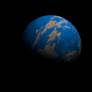 The artist's impression of LTT 1445 Ad artist's rendition