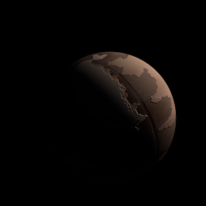 The artist's impression of LTT 3780 b artist's rendition