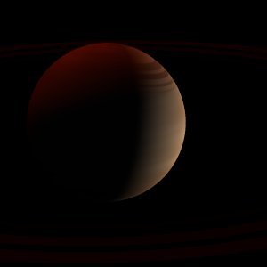 The artist's impression of MHO-Tau-4 artist's rendition