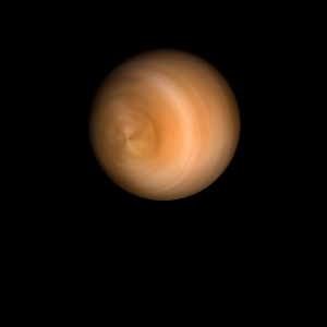The artist's impression of mu Lup (AB)b artist's rendition