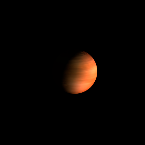 The artist's impression of NGTS-4 b artist's rendition