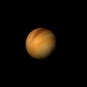 The artist's impression of NLTT 25473 b artist's rendition