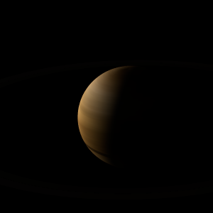 The artist's impression of NLTT 41135 b artist's rendition