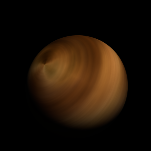 The artist's impression of NSC J0205+0202 b artist's rendition
